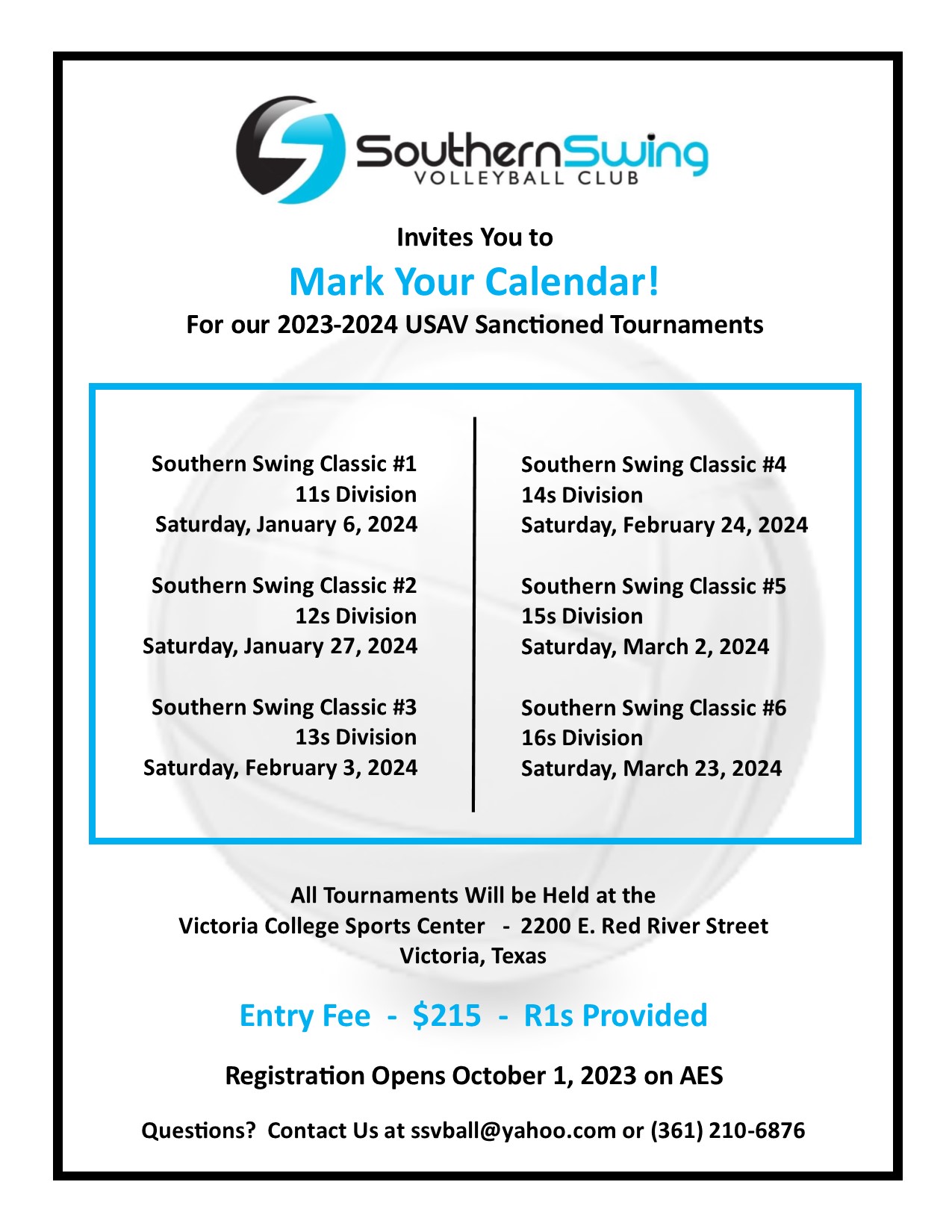 Tournaments ssvball2019